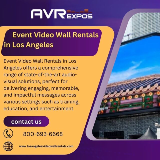 Event Video Wall Rentals in Los Angeles losangeles