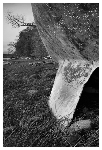 Abandoned Boat 2024 3 Black & White and Sepia