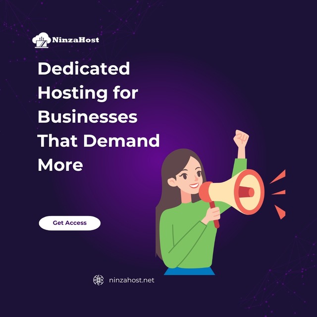 Dedicated Hosting for Businesses that demand more- NinzaHost