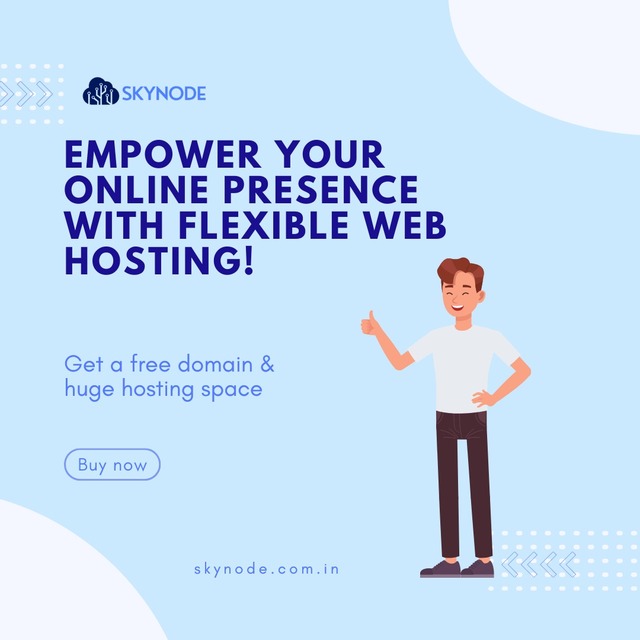 Empower your online presence with flexible web hos SKYNODE