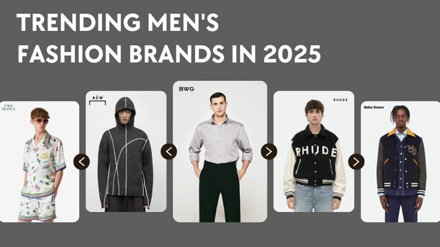 Trending Men's Fashion Brands in 2025 Picture Box