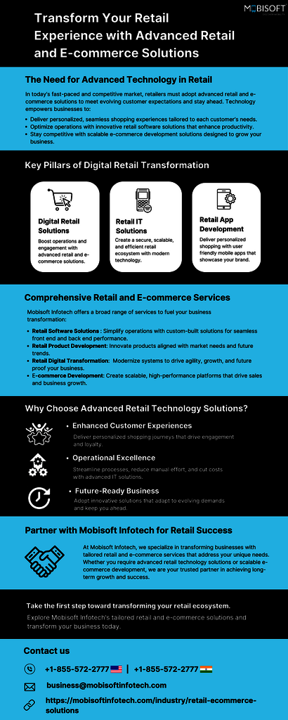 Transform Your Retail Experience with Advanced Ret Mobisoft Infotech