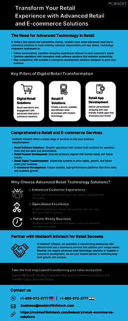 Transform Your Retail Experience with Advanced Ret Mobisoft Infotech