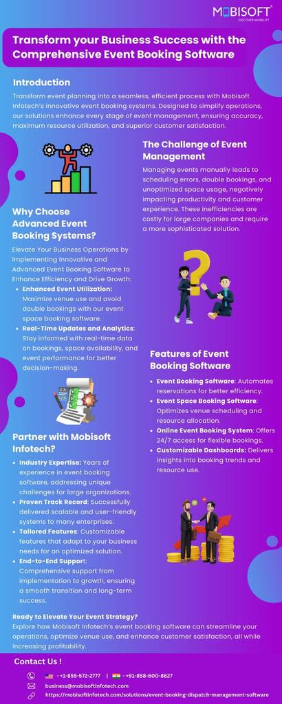 Optimize Event Management with Smart Event Booking Mobisoft Infotech