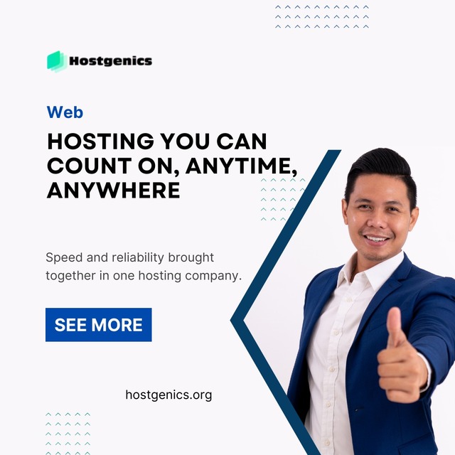 Hosting you can count on-anytime-anywhere Hostgenics