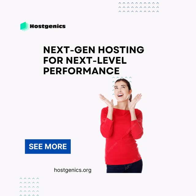 Next-Gen Hosting for Next-level performance Hostgenics