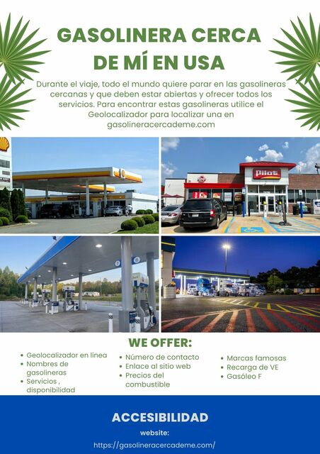 gasolinera cerca de mi USA Infographics Gas Station Locator USA