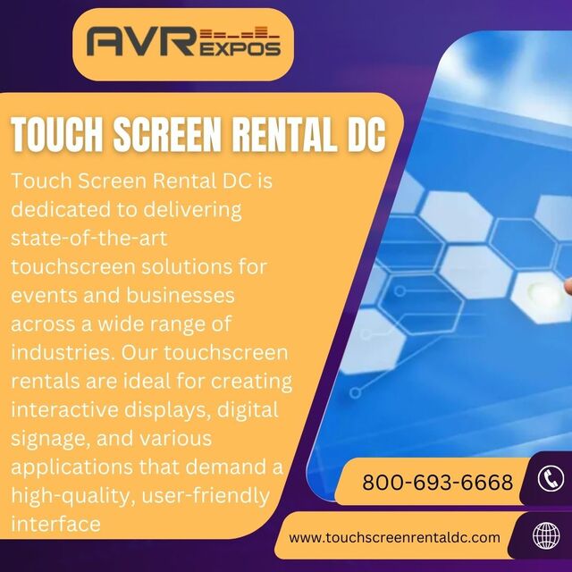 touch screen rental dc Touch Screen Rental DC