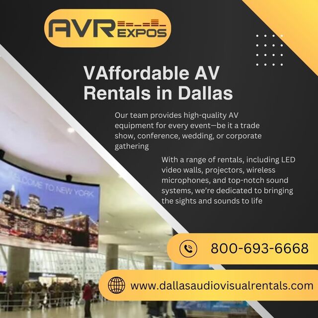 Dallas audio visual rentals Affordable AV Rentals in Dallas