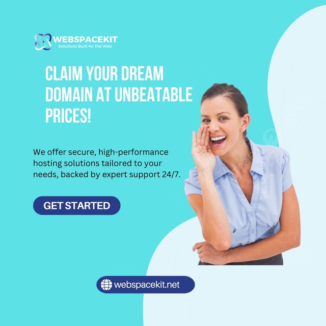 Claim your Dream Domain at Unbeatable Prices WebSpaceKit