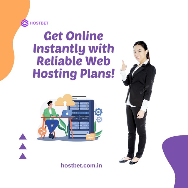 Get Online Instantly with Reliable Web Hosting Pla HostBet