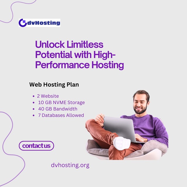 Unlock Limitless Potential with High Performance   DVHosting