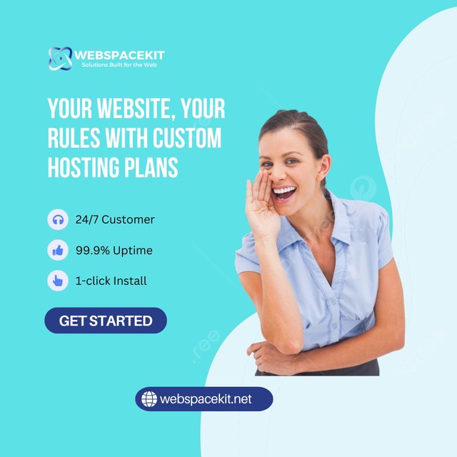 Your Website - your rules with custom hosting plan WebSpaceKit