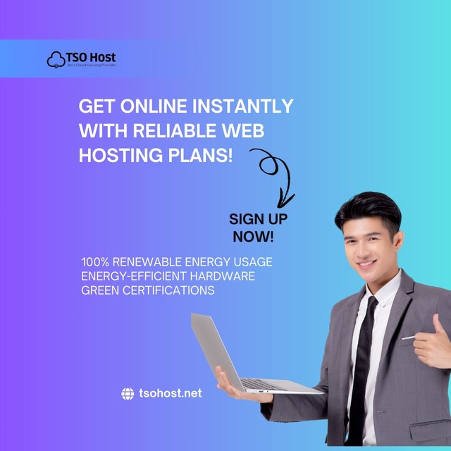 Get Online Instantly with Reliable Web Hosting Pla TSOHost