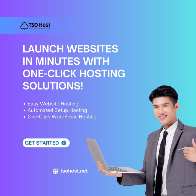 Launch Websites in Minutes with One-Click Hosting TSOHost