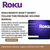 Roku Remote won’t work Foll... - roku