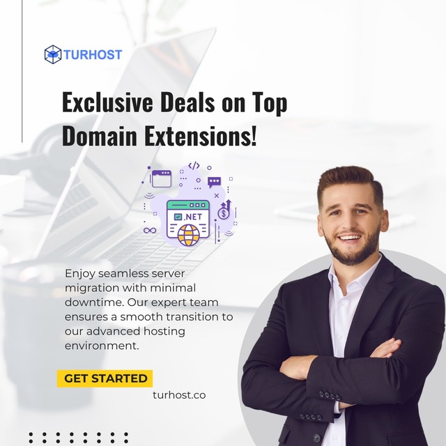 Exclusive Deals on Top Domain Extensions-Turhost Turhost
