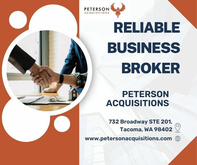 reliable business broker Peterson Acquisitions: Your Seattle Business Broker