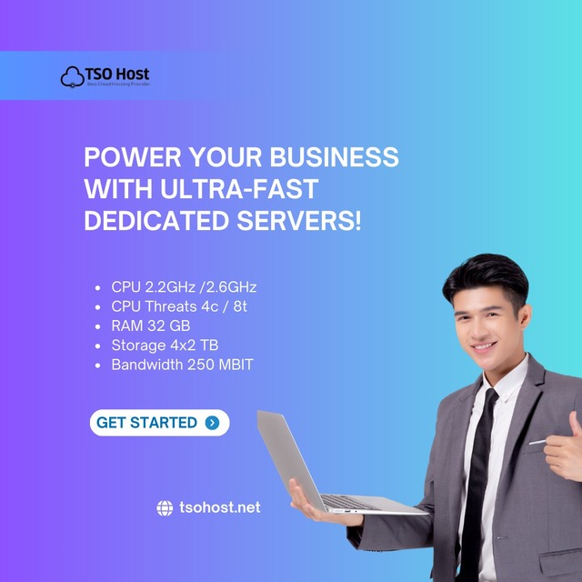 Power your Business with Ultra-Fast Dedicated Serv TSOHost