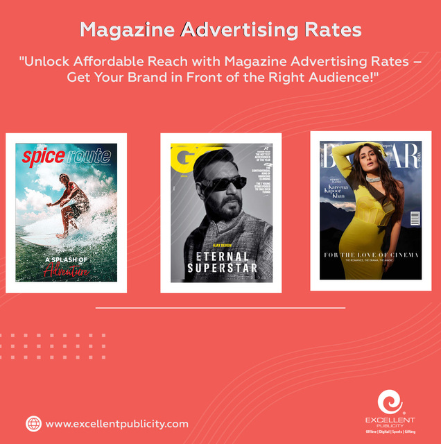 Magazine Advertising Rates Excellent Publicity