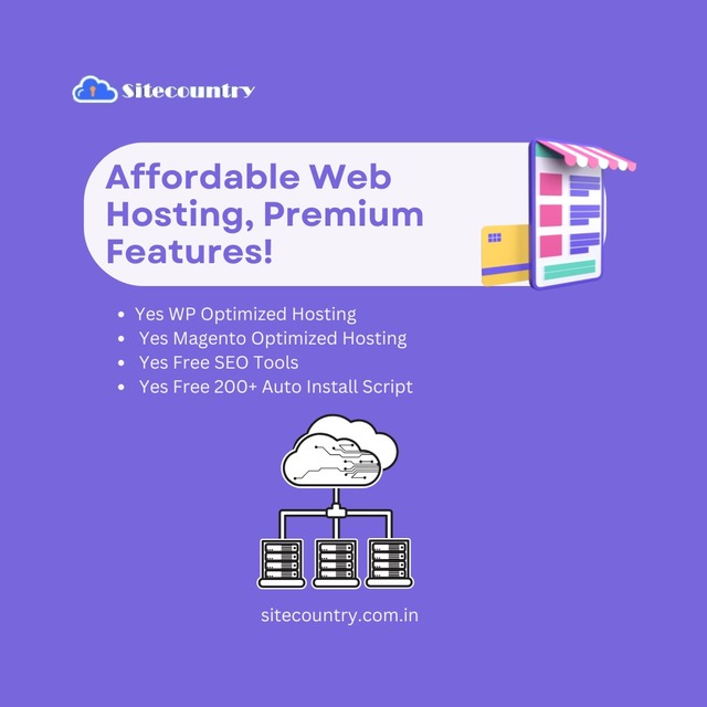 Affordable Web Hosting, Premium Features SiteCountry