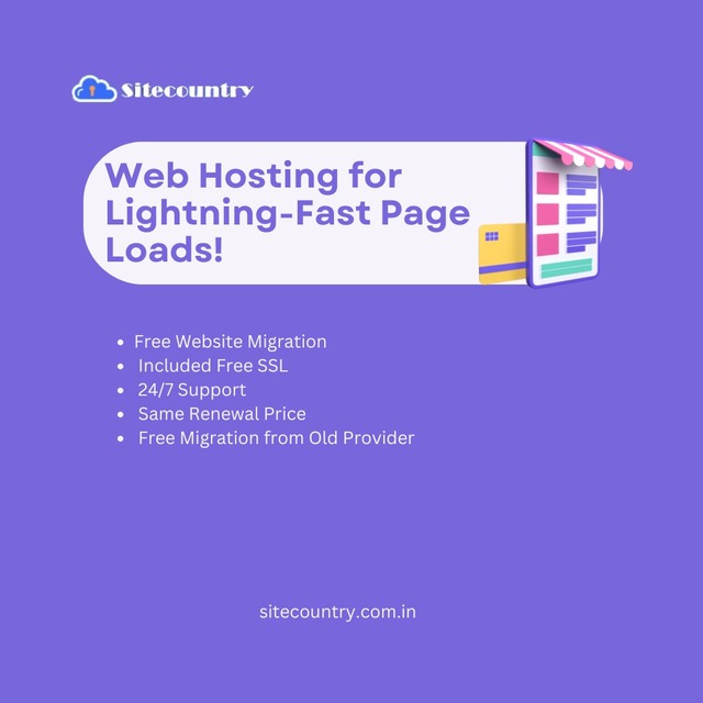 Web Hosting For Lightning, Fast Page Loads SiteCountry