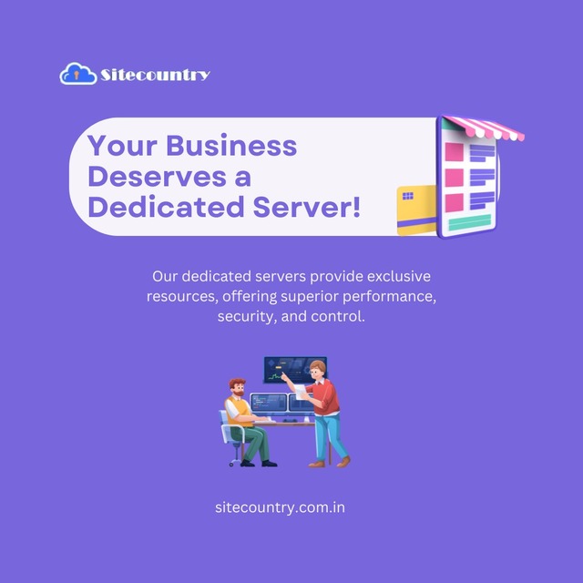 Your Business Deserves A Dedicated Server - SiteCo SiteCountry
