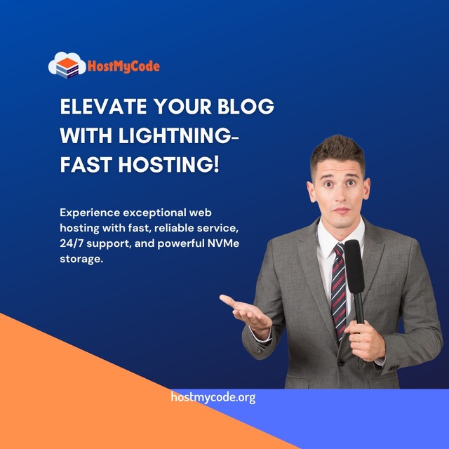 Elevate Your Blog With Lightning - Fast Hosting HostMyCode