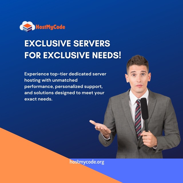 Exclusive Servers For Exclusive Needs - HostMyCode HostMyCode