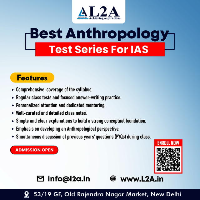 Best Anthropology Test Series For IAS l2a IAS Academy