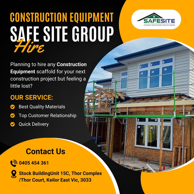 Melboure Guard Rail Safe Site Group: Scafold, Two Plank, Guard Rail