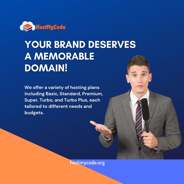 Your Brand Deserves A Memorable Domain HostMyCode