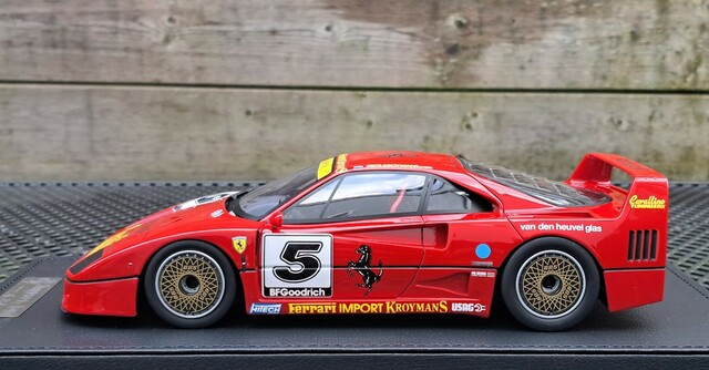 20250123 100548 Ferrari F40 s/n 80782 Kroymans #5 Zandvoort (NL) 21-04-1991