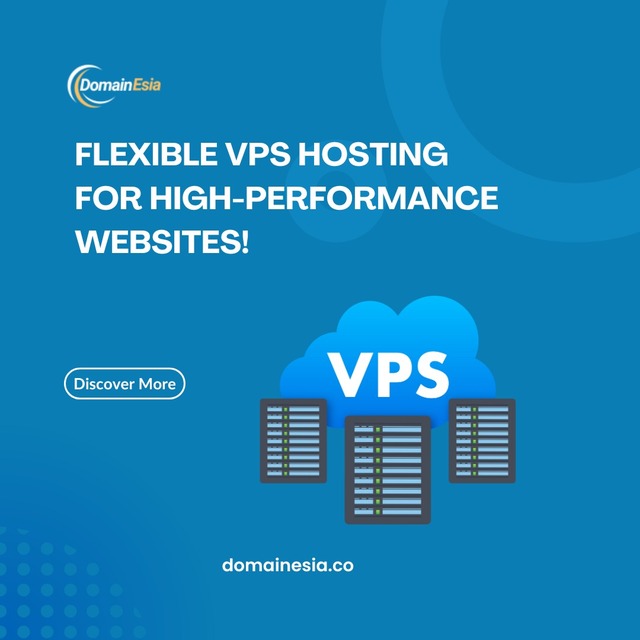 Flaxible VPS Hosting for High-Performance Websites Domainesia