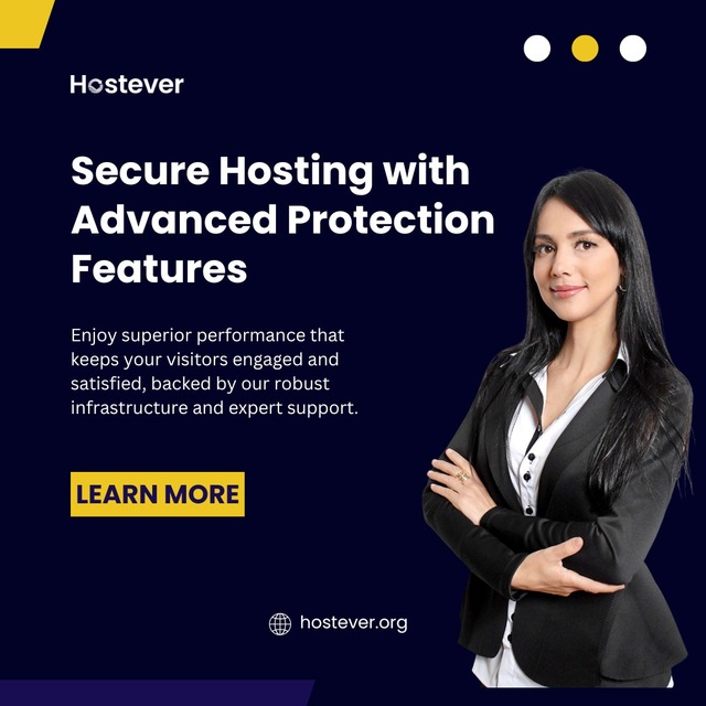 Secure Hosting with Advanced Protection Features Hostever