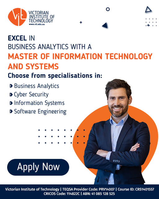 Master of Information Technology  VIT Australia Picture Box