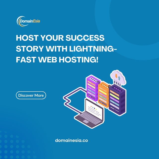 Host Your Success Story with lightning-fast web ho Domainesia