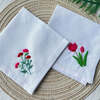 Embroidered Handkerchief - Picture Box