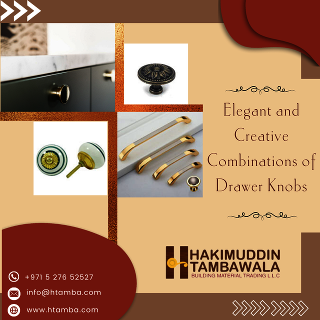 Elegant and Creative Combinations of Drawer Knobs Elegant and Creative Combinations of Drawer Knobs