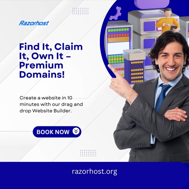 Find it, Claim it and Own it - Premium Domains RazorHost