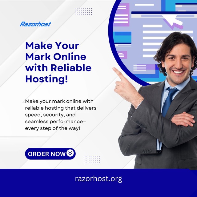 Make Your Mark Online With Reliable Hosting RazorHost