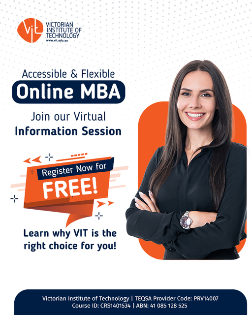 Pursue an Accredited Online MBA | VIT Australia Online MBA VIT Australia