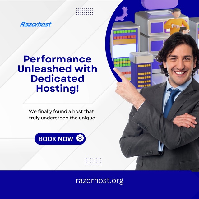 Performance Unleashed With Dedicated Hosting RazorHost