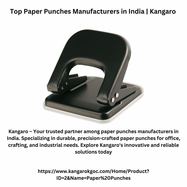 Top Paper Punches Manufacturers in India Kangaro Top Paper Punches Manufacturers in India | Kangaro
