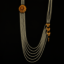 22k Gold Necklace - RB diamond