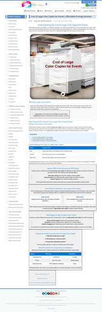 Cost of Large Color Copies for Events 55Printing