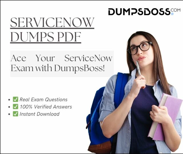 Get Free ServiceNow Dumps PDF from DumpsBoss Today Picture Box