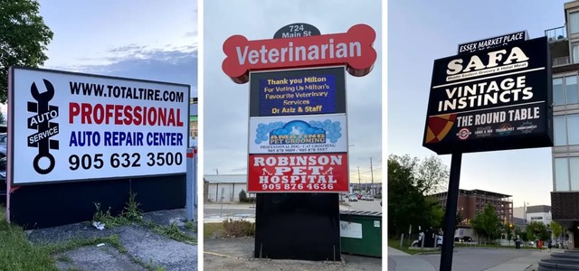 Pylon Signs by Signimpact Outdoor business Sign