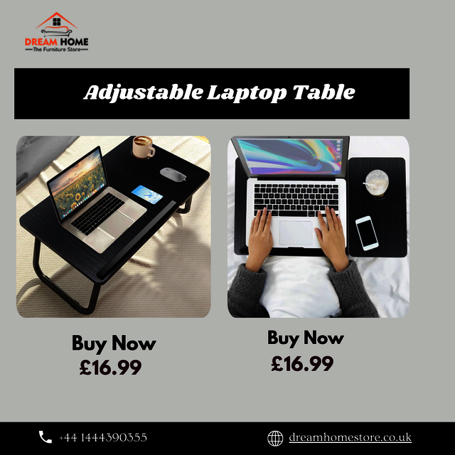 Adjustable Laptop Table Picture Box
