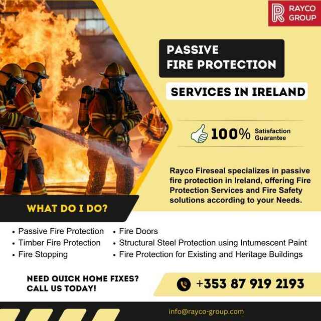 Passive Fire Protection Service Rayco Fireseal